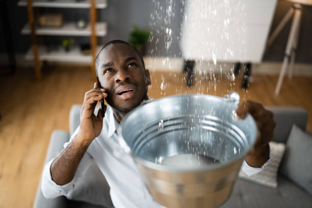 Water damage restoration process in Channel Lake, IL